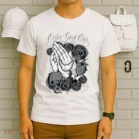 Only God Can Judge Me Chicano Graphic Art T-Shirt thumb 6