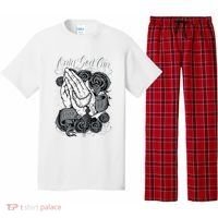 Only God Can Judge Me Chicano Graphic Art Pajama Set thumb 0