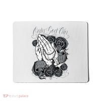 Only God Can Judge Me Chicano Graphic Art Mousepad thumb 0