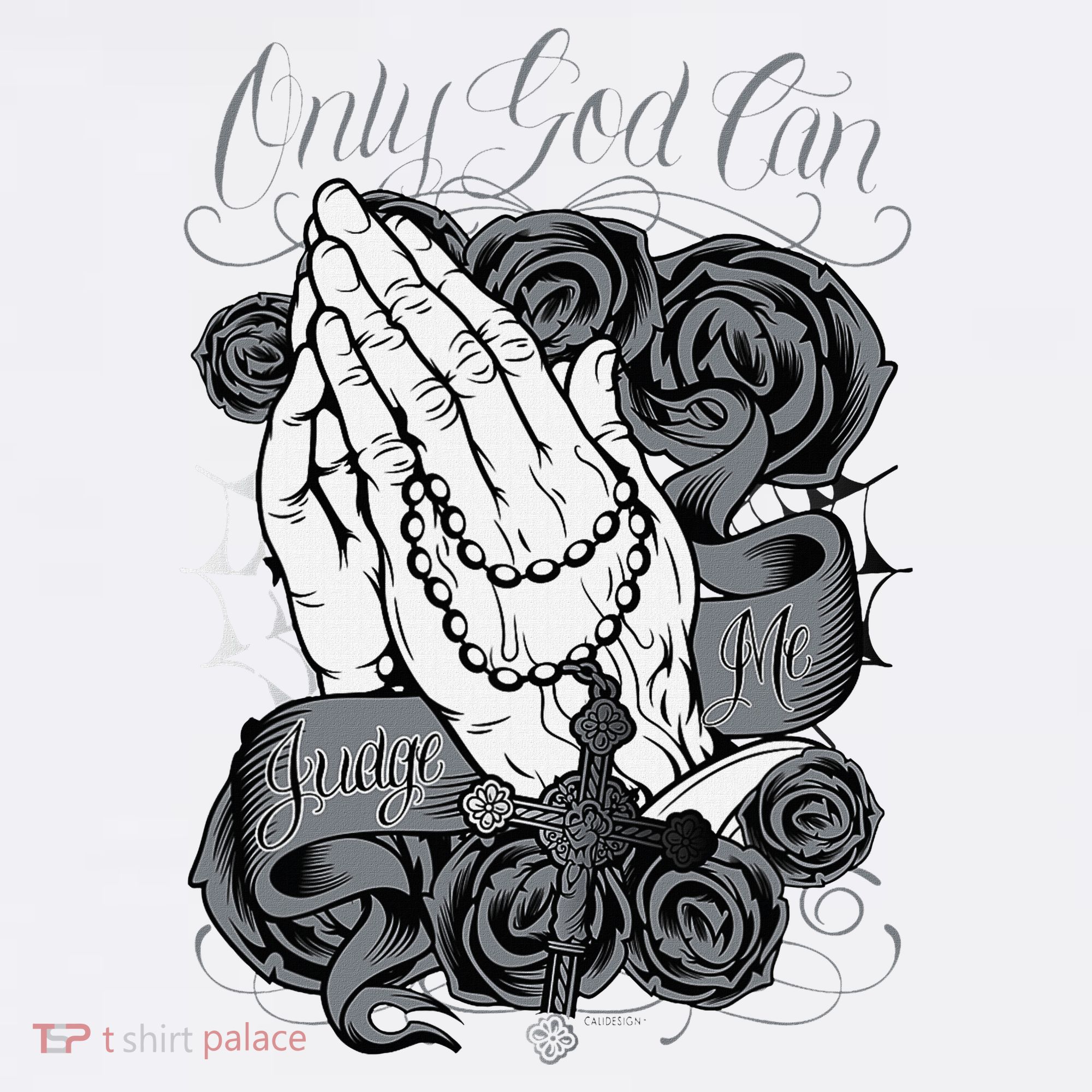 Only God Can Judge Me Chicano Graphic Art Mousepad