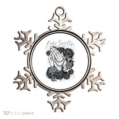 Only God Can Judge Me Chicano Graphic Art Ornament