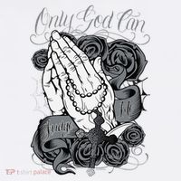 Only God Can Judge Me Chicano Graphic Art Hat thumb 2