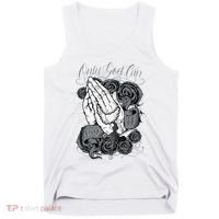 Only God Can Judge Me Chicano Graphic Art Tank Top thumb 0