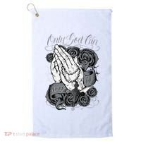 Only God Can Judge Me Chicano Graphic Art Golf Towel thumb 0