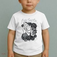 Only God Can Judge Me Chicano Graphic Art Toddler T-Shirt thumb 2
