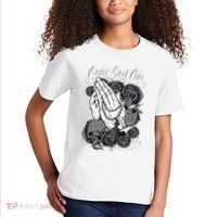 Only God Can Judge Me Chicano Graphic Art Kids T-Shirt thumb 2