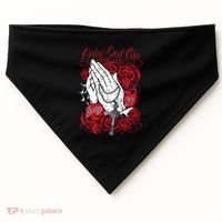 Only God Can Judge Me Red USA-Made Doggie Bandana thumb 0