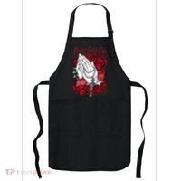 Only God Can Judge Me Red Apron thumb 0