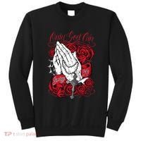 Only God Can Judge Me Red Sweatshirt thumb 0