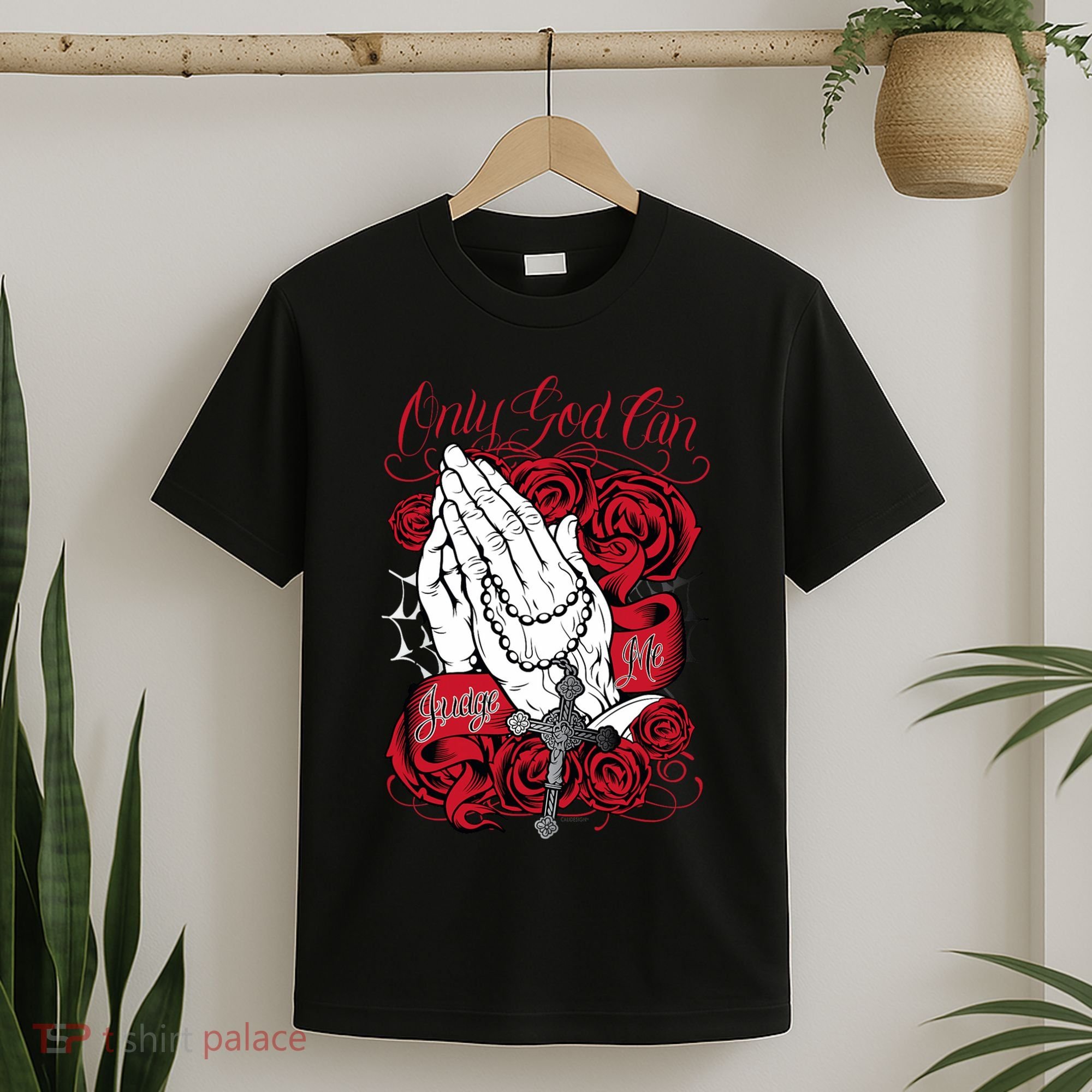 Only God Can Judge Me Red T-Shirt