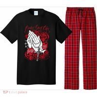Only God Can Judge Me Red Pajama Set thumb 0