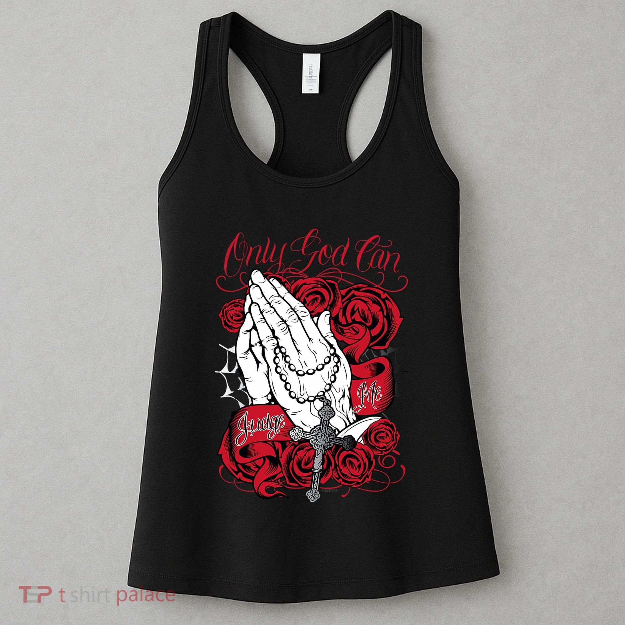 Only God Can Judge Me Red Women's Tank Top
