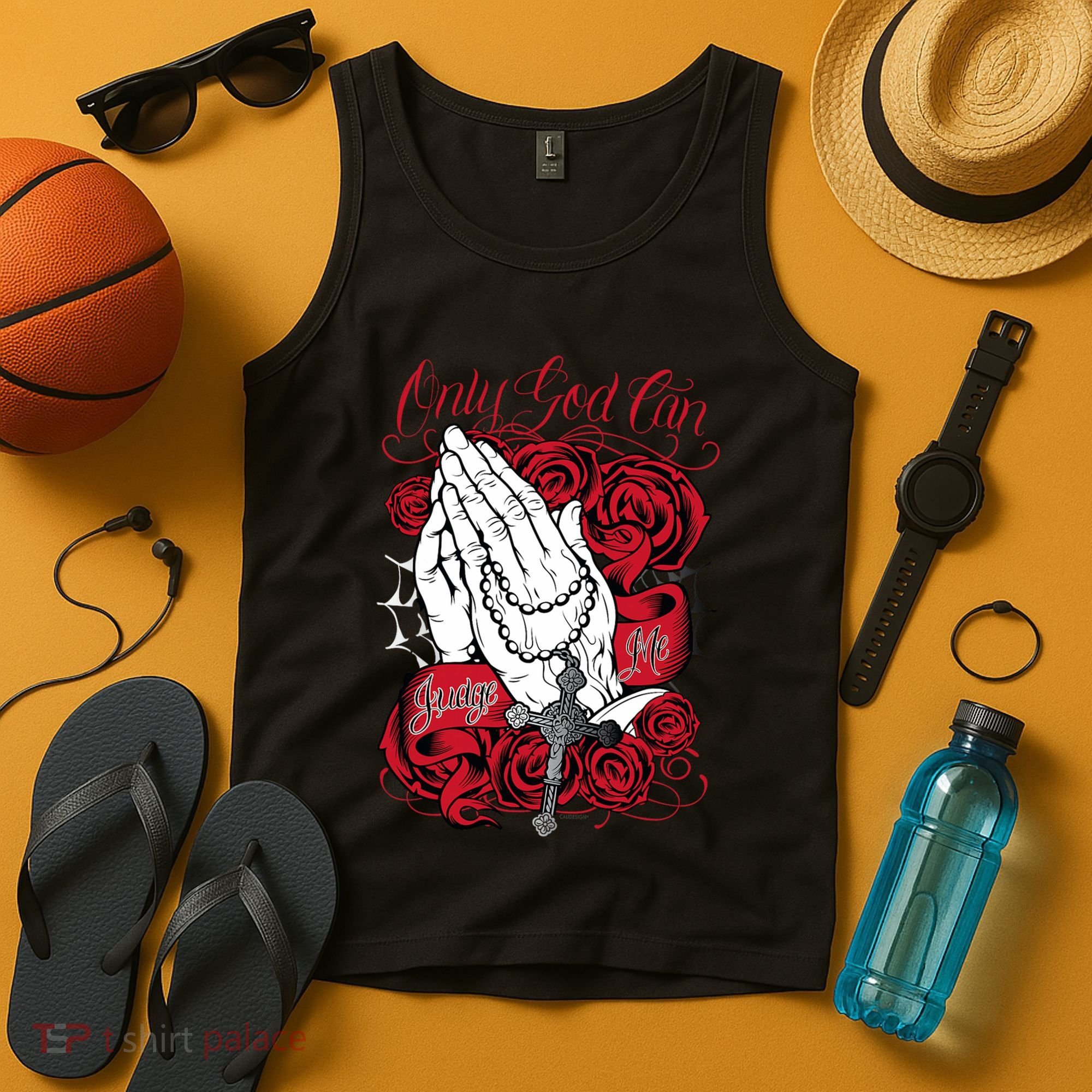 Only God Can Judge Me Red Tank Top