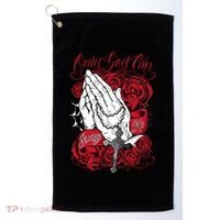 Only God Can Judge Me Red Golf Towel thumb 0