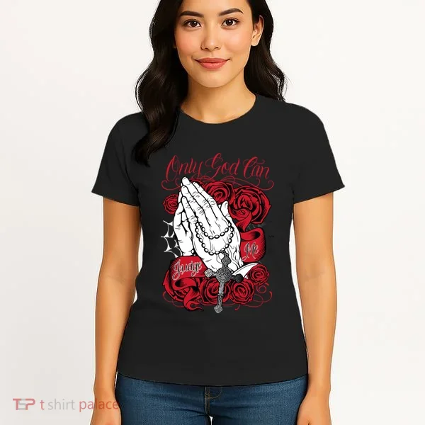 Only God Can Judge Me Red Women's T-Shirt