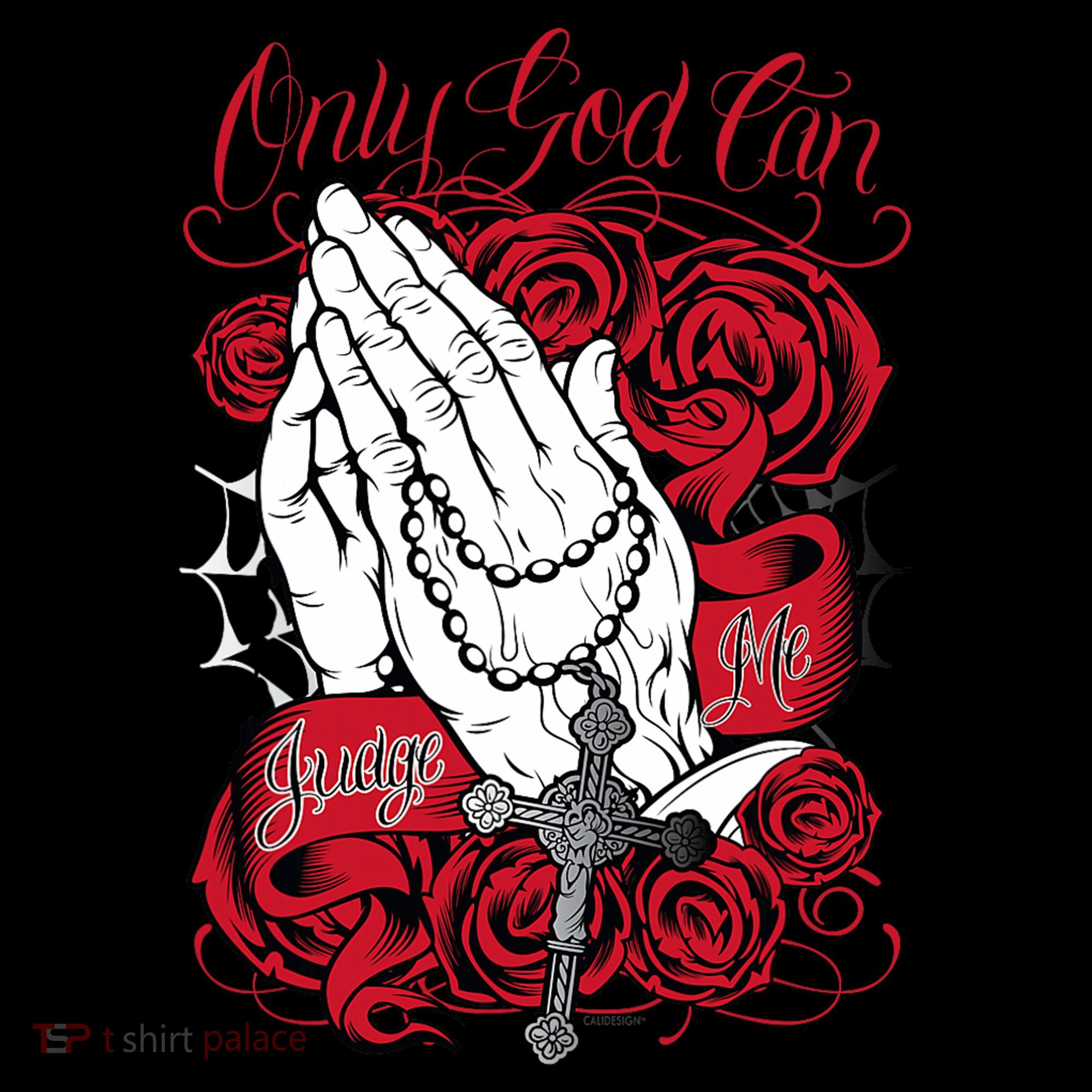 Only God Can Judge Me Red Women's T-Shirt