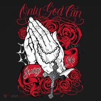 Only God Can Judge Me Red Kids Sweatshirt thumb 2