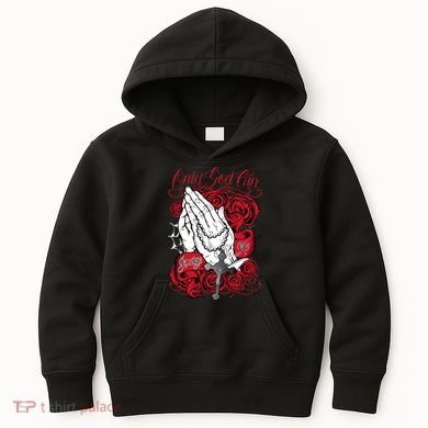 Only God Can Judge Me Red Kids Hoodie