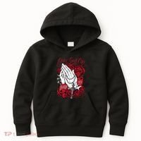 Only God Can Judge Me Red Kids Hoodie thumb 0