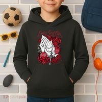 Only God Can Judge Me Red Kids Hoodie thumb 2