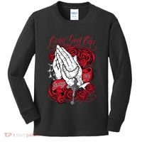Only God Can Judge Me Red Kids Long Sleeve Shirt thumb 0