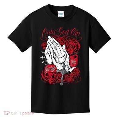 Only God Can Judge Me Red Kids T-Shirt