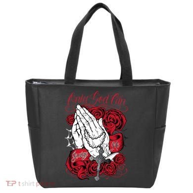Only God Can Judge Me Red Tote Bag