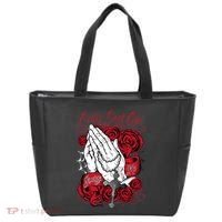 Only God Can Judge Me Red Tote Bag thumb 0