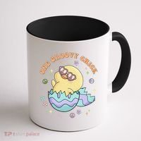 One Groovy Chick Funny Cute Baby Chicken Coffee Mug thumb 1