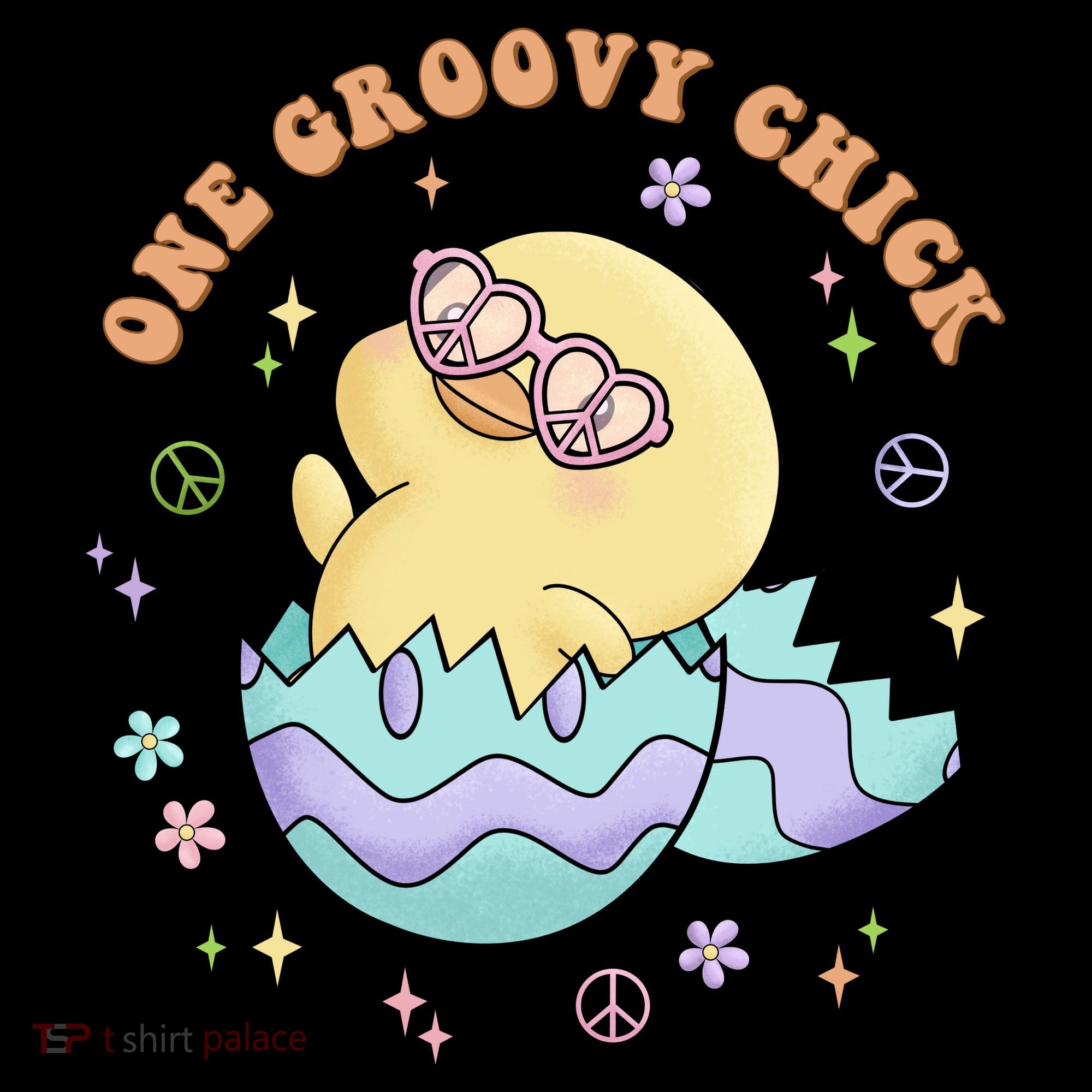 One Groovy Chick Funny Cute Baby Chicken Coffee Mug