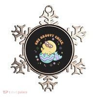 One Groovy Chick Funny Cute Baby Chicken Ornament thumb 0