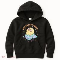 One Groovy Chick Funny Cute Baby Chicken Kids Hoodie thumb 0