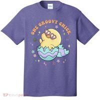 One Groovy Chick Funny Cute Baby Chicken T-Shirt thumb 0
