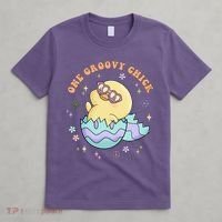 One Groovy Chick Funny Cute Baby Chicken T-Shirt thumb 4