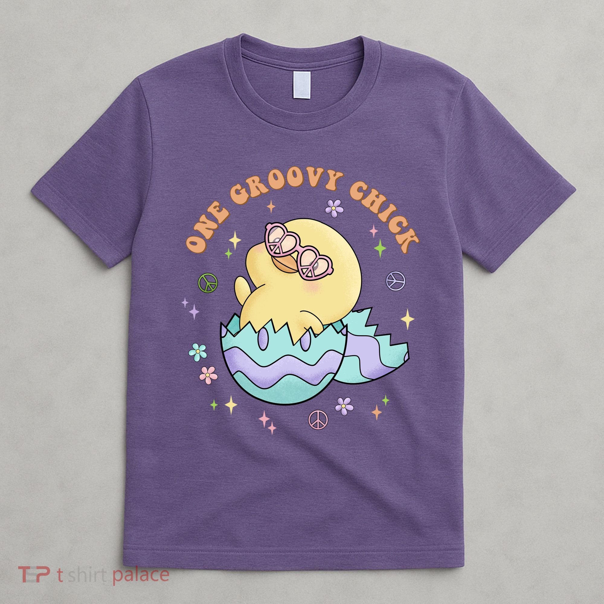 One Groovy Chick Funny Cute Baby Chicken T-Shirt