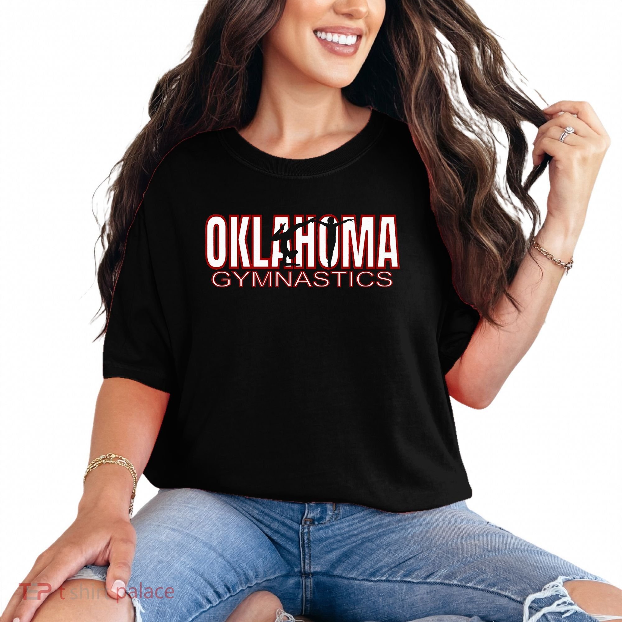 Oklahoma Gymnastics Competition Gymnast Comfort Colors T-Shirt