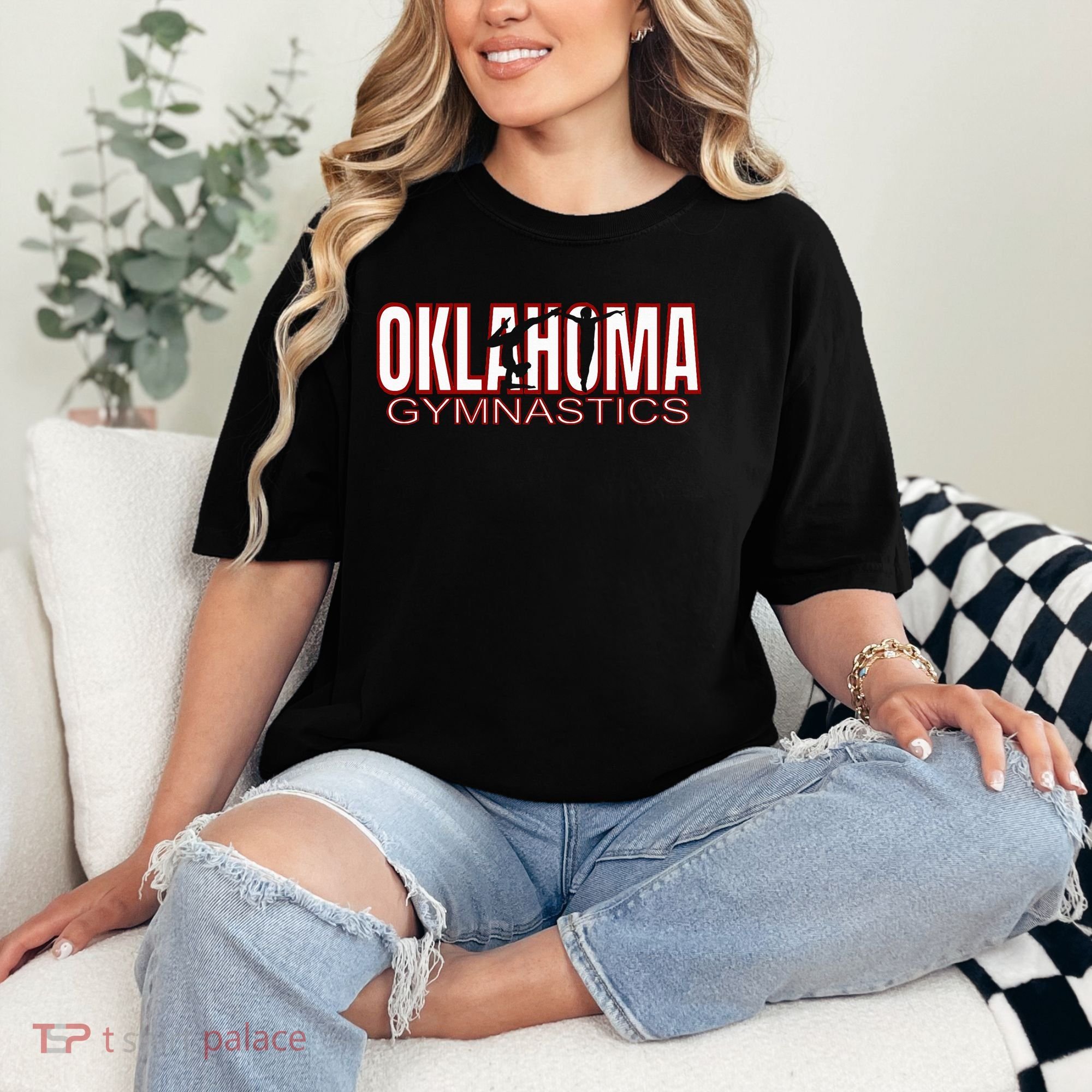 Oklahoma Gymnastics Competition Gymnast Comfort Colors T-Shirt