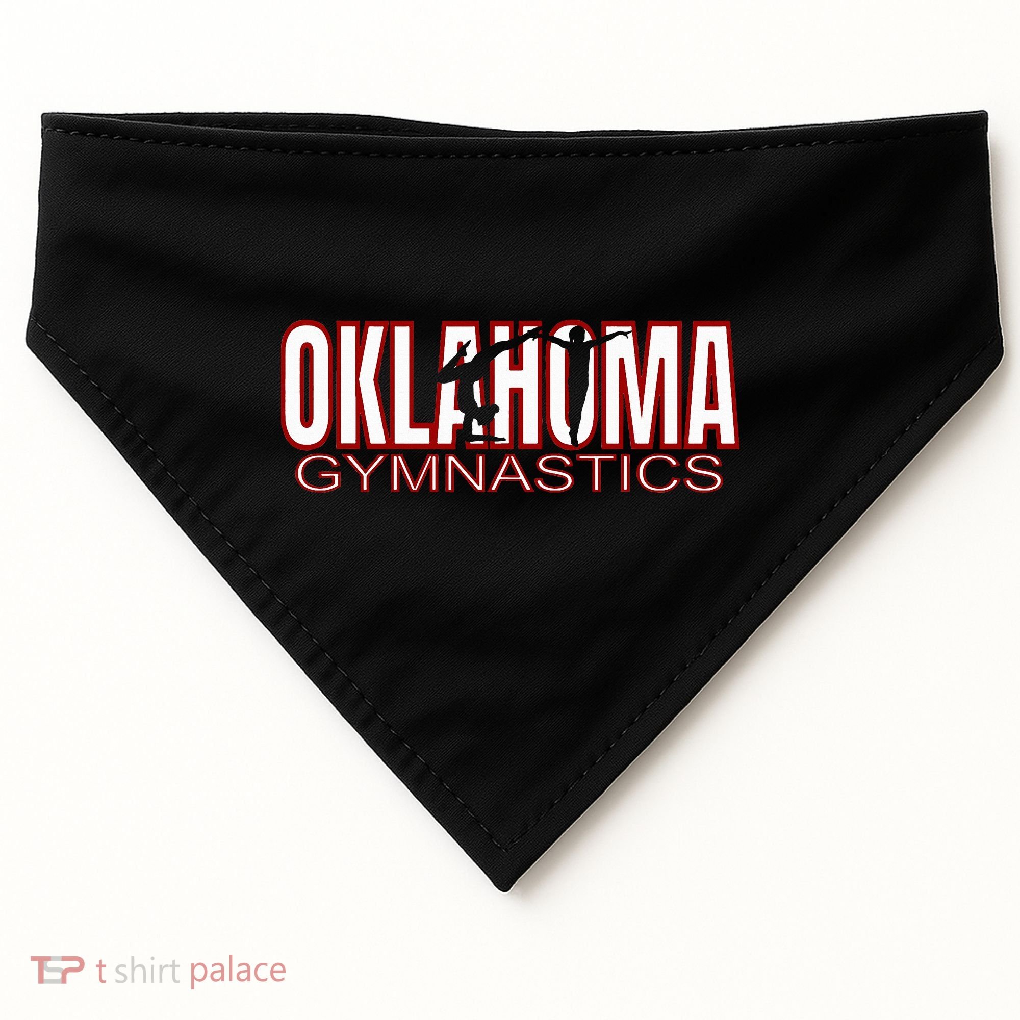 Oklahoma Gymnastics Competition Gymnast USA-Made Doggie Bandana