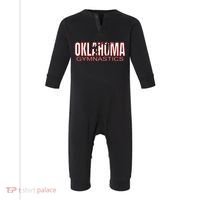 Oklahoma Gymnastics Competition Gymnast Infant Fleece One Piece thumb 0