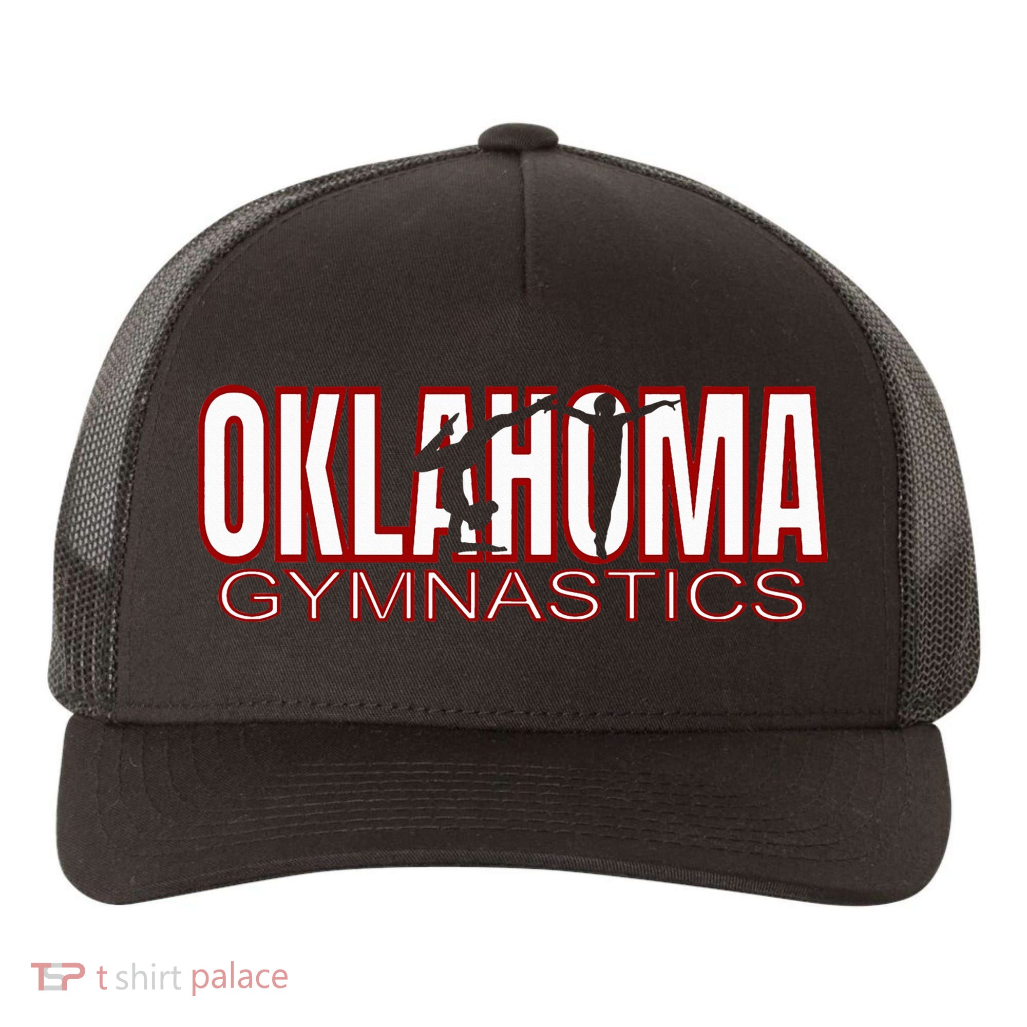 Oklahoma Gymnastics Competition Gymnast Yupoong Adult 5-Panel Trucker Hat