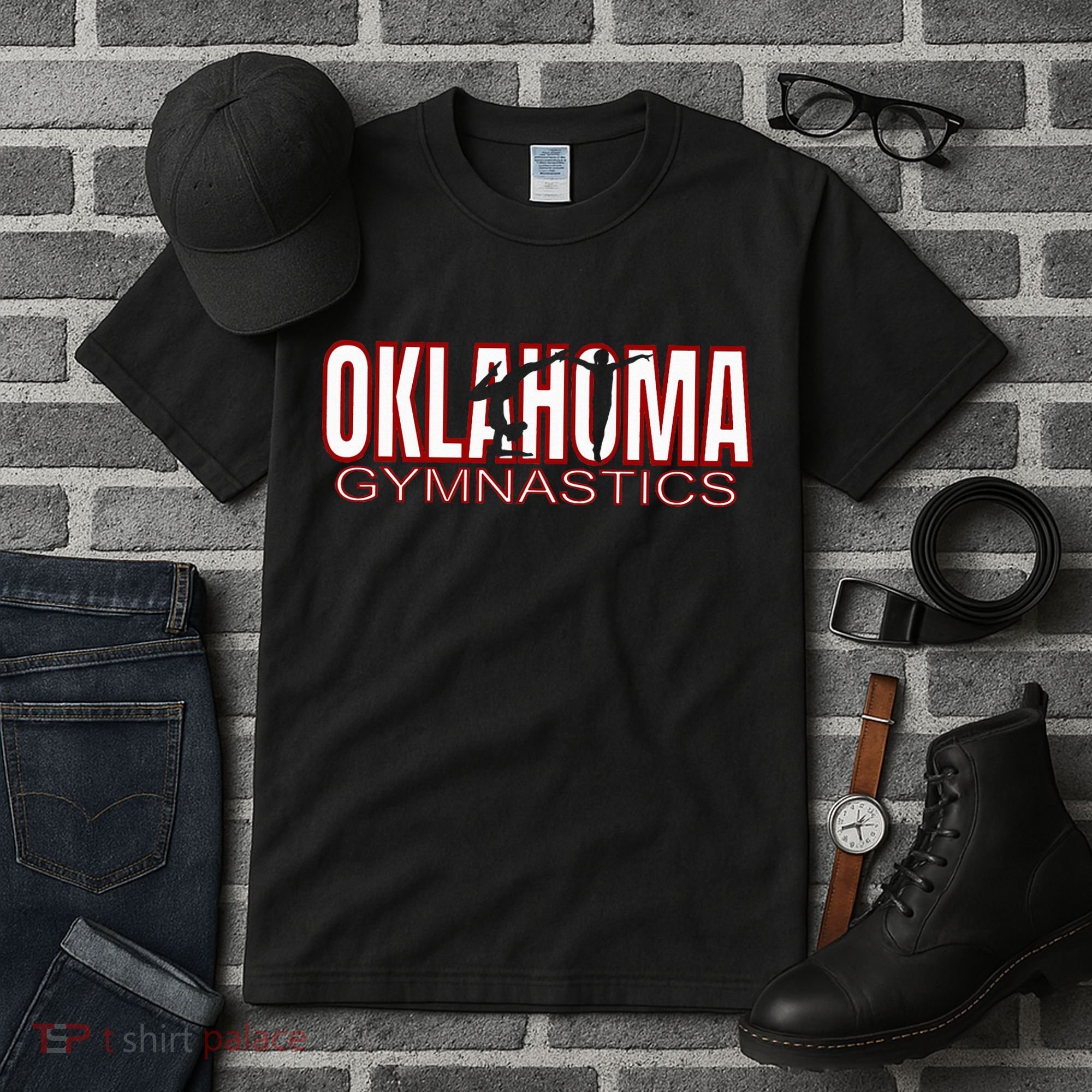 Oklahoma Gymnastics Competition Gymnast Tall T-Shirt