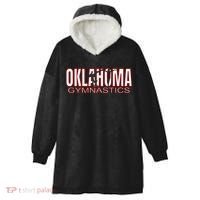 Oklahoma Gymnastics Competition Gymnast Hooded Wearable Blanket thumb 0