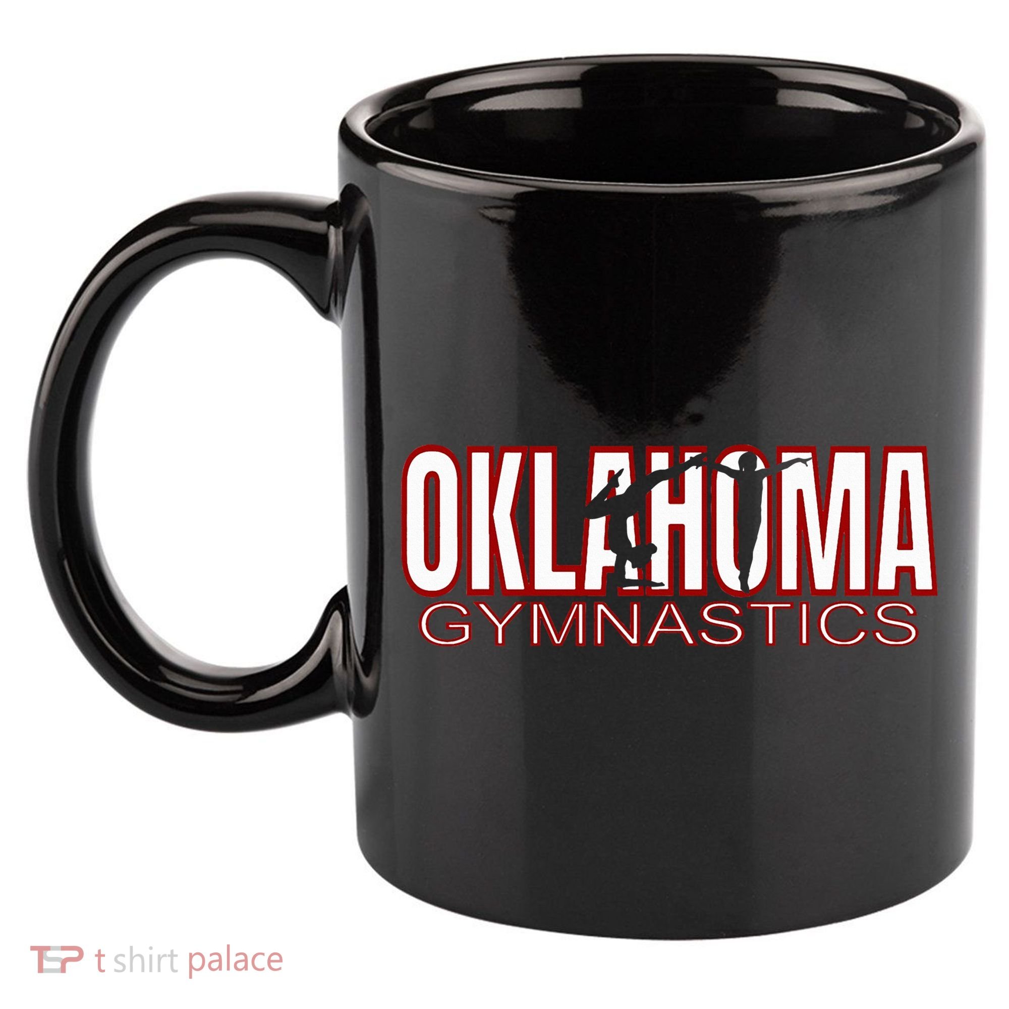 Oklahoma Gymnastics Competition Gymnast 11oz C Handle Ceramic Mug