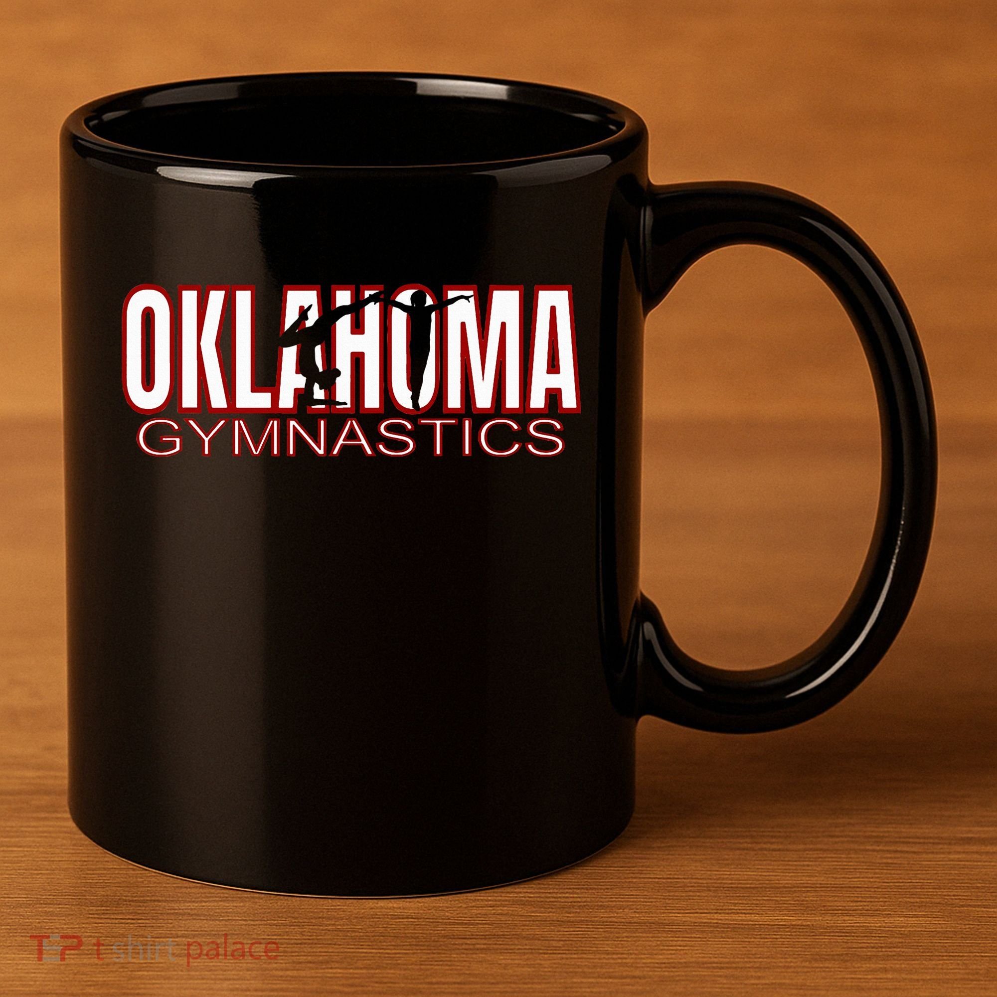 Oklahoma Gymnastics Competition Gymnast 11oz C Handle Ceramic Mug