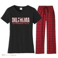 Oklahoma Gymnastics Competition Gymnast Women's Flannel Pajama Set thumb 0