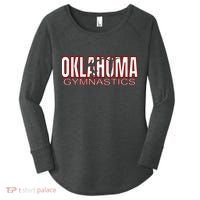 Oklahoma Gymnastics Competition Gymnast Women's Perfect Tri Tunic Long Sleeve Shirt thumb 0