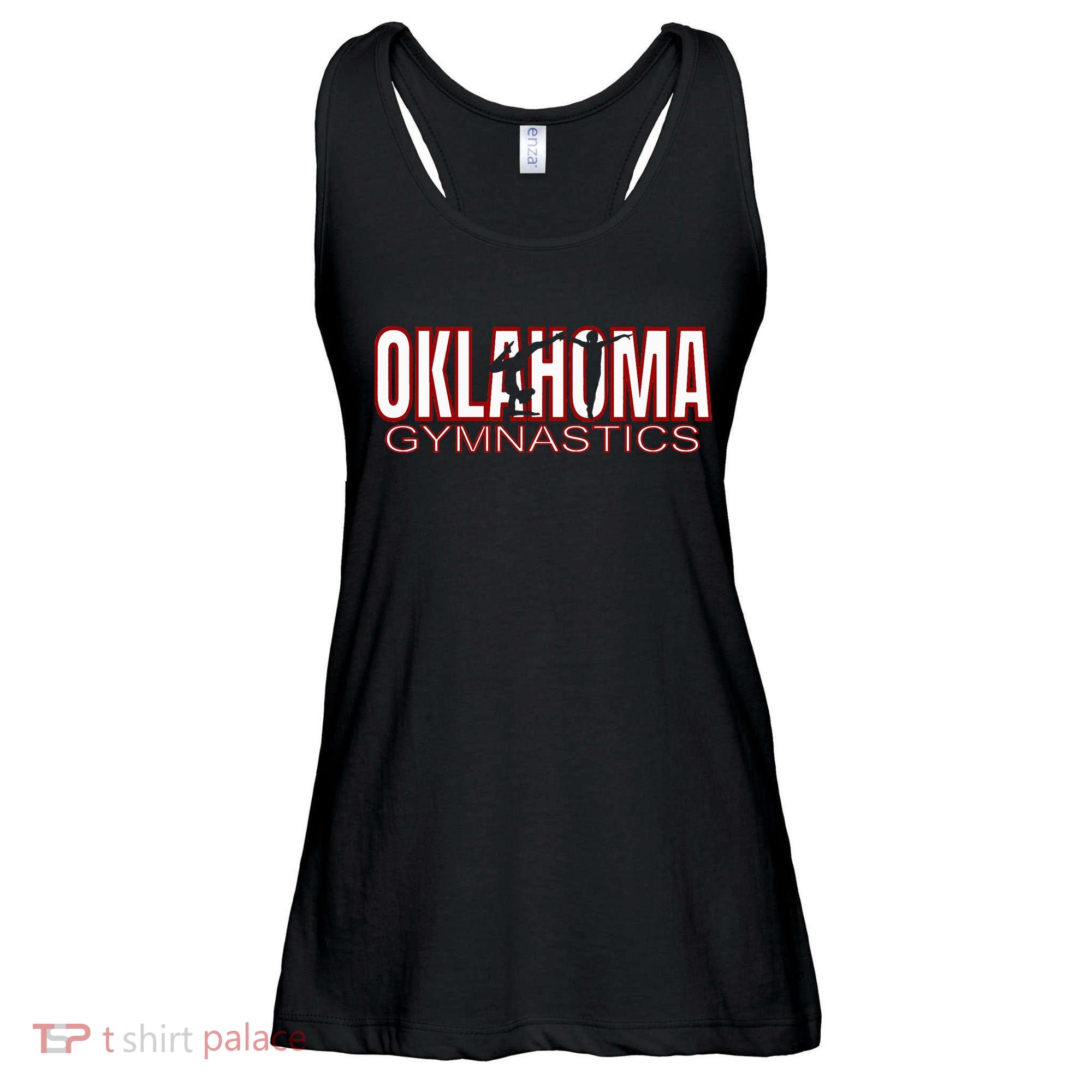 Oklahoma Gymnastics Competition Gymnast Ladies Essential Flowy Tank