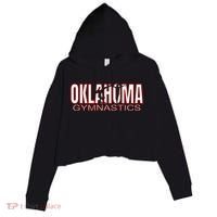 Oklahoma Gymnastics Competition Gymnast Crop Fleece Hoodie thumb 0