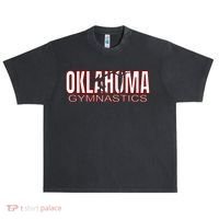 Oklahoma Gymnastics Competition Gymnast Urban Oversized Heavyweight T-Shirt thumb 0