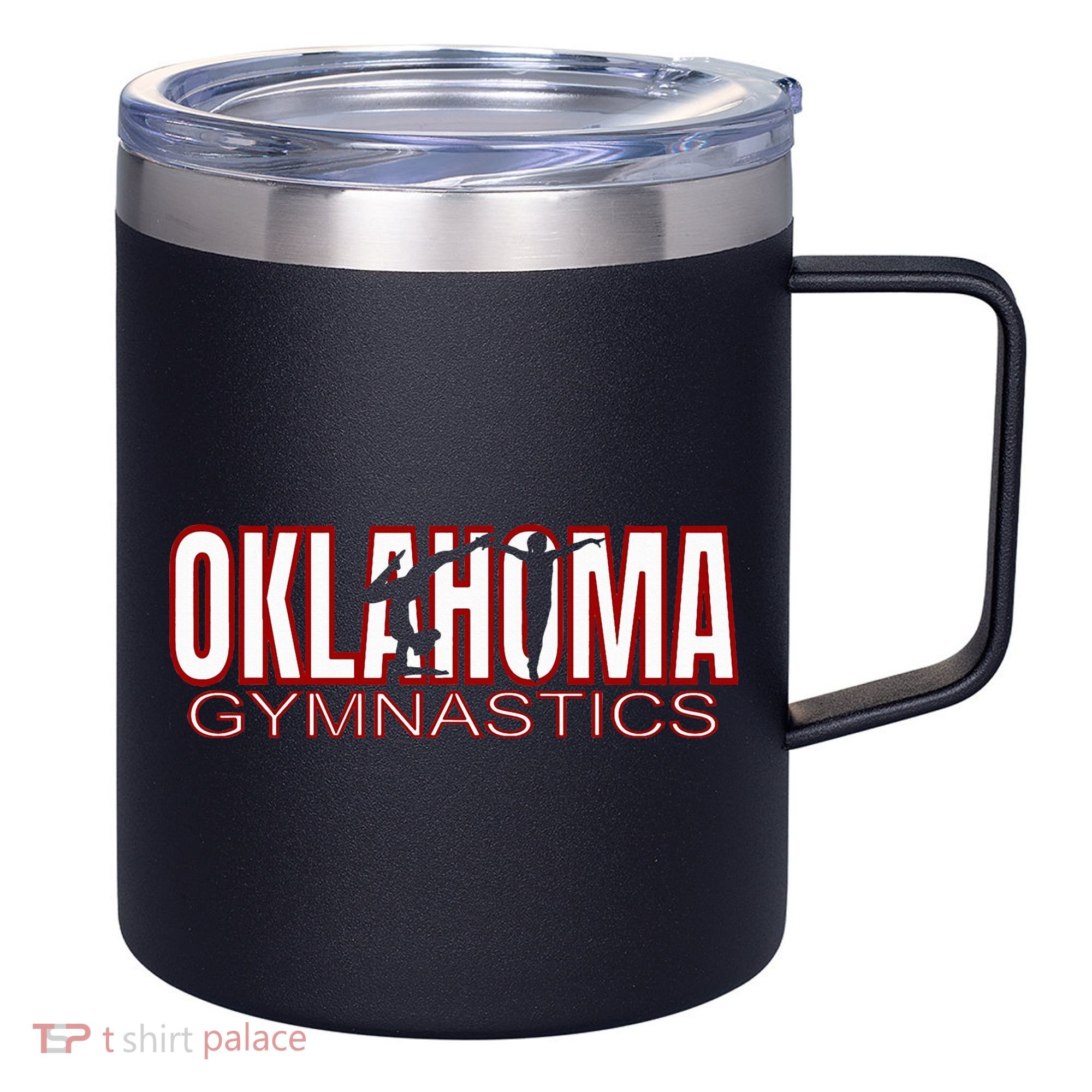 Oklahoma Gymnastics Competition Gymnast 12oz Stainless Steel Coffee Mug